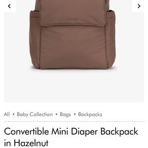 Calpak Diaper Bag in Brown